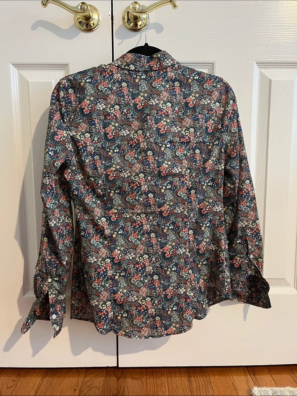 Women’s size 2 floral print button-down from J.Crew